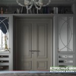 Красивый и удобный встроенный шкаф для дома: 4 варианта